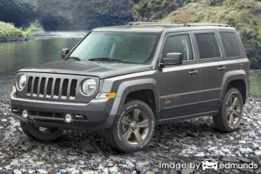 Insurance rates Jeep Patriot in Detroit