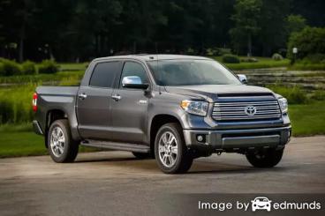 Insurance rates Toyota Tundra in Detroit