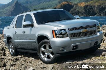 Insurance rates Chevy Avalanche in Detroit