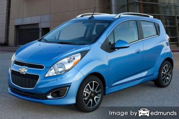 Insurance quote for Chevy Spark in Detroit