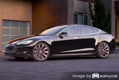 Insurance quote for Tesla Model S in Detroit